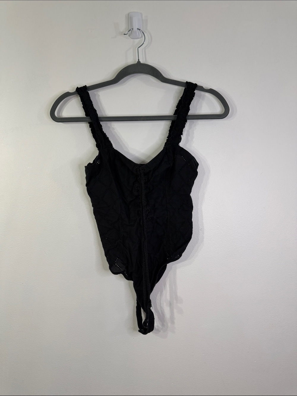 Intimately by Free People Front Lace Up Bodysuit